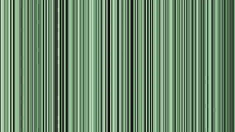 looping animation of black gray white and green vertical lines oscillating