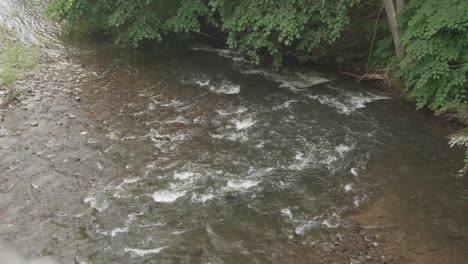water turbulence alone the wissahickon creek