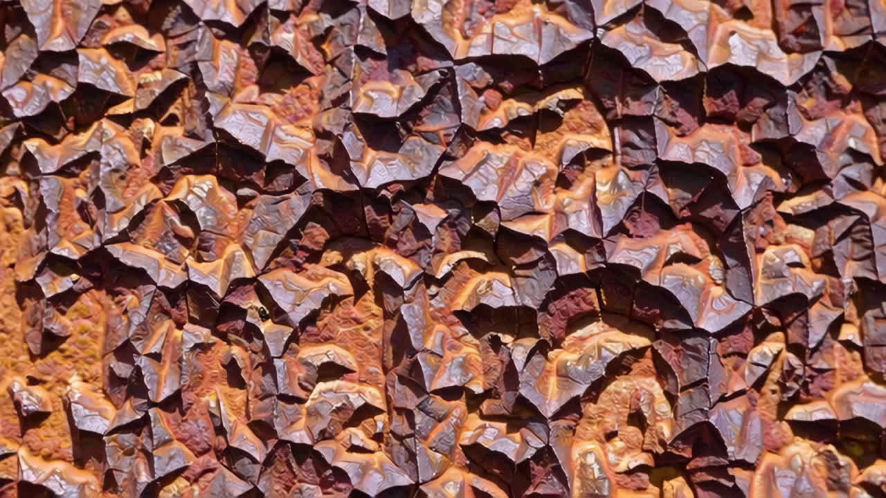 녹은 금속 질감