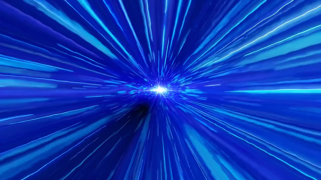中心消失点を持ち、正面から捉えられた、ダイナミックなハイスピード動画のコンセプト。