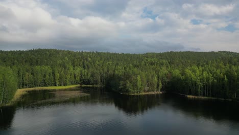 Cinematic-Drone-Clip-Above-Baltic-Waters:-Exploring-Latvian-Lakes-from-the-Sky