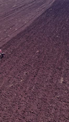tractor on the field