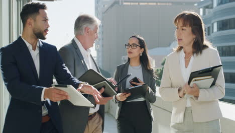 a group of businesspeople having a discussion