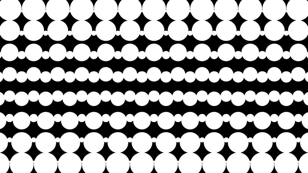 Polka dot pattern animation. Modern geometrical circle. Loop animation.