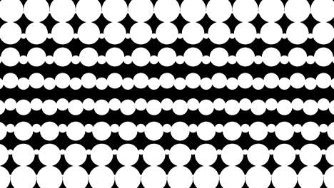 polka dot pattern animation. modern geometrical circle. loop animation.