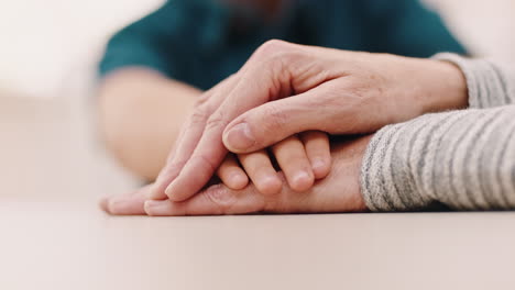 family, stack of hands and grandmother with child