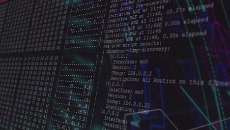 animation of digital data processing over networks of connections