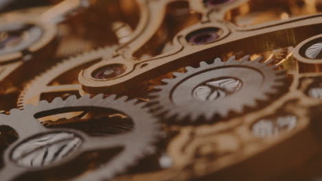 working gears and mechanism of a luxury watch