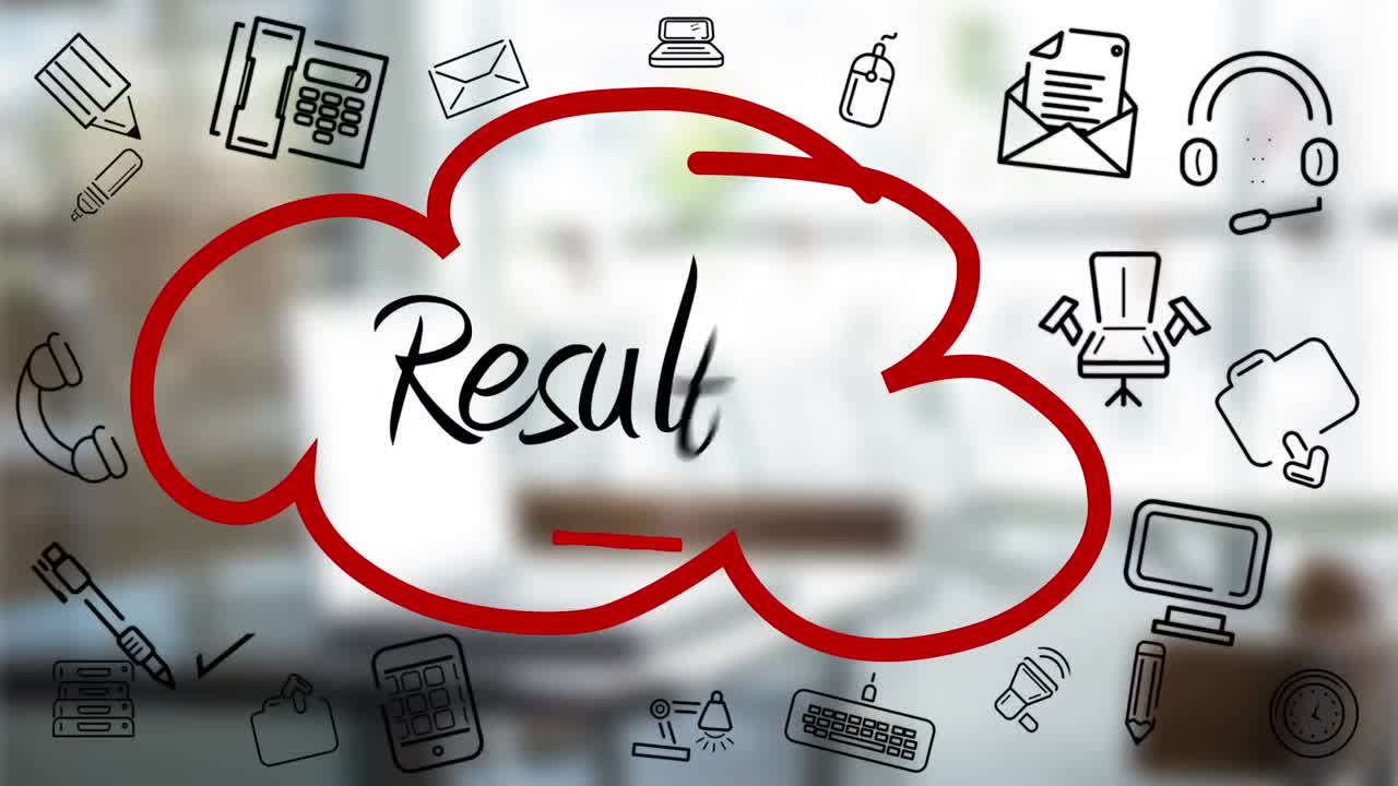 Businessman drawing cloud flow chart