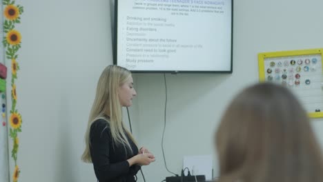 lección de inglés para adolescentes