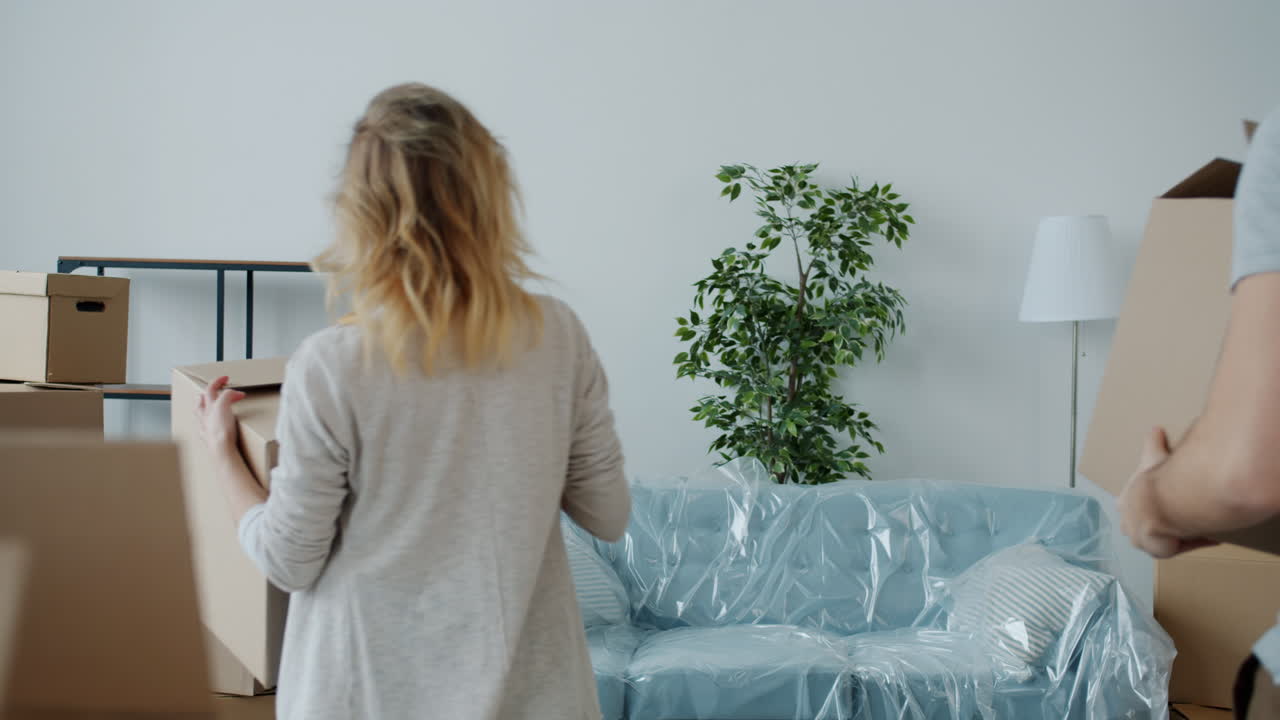 Couple Moving Into a New Home