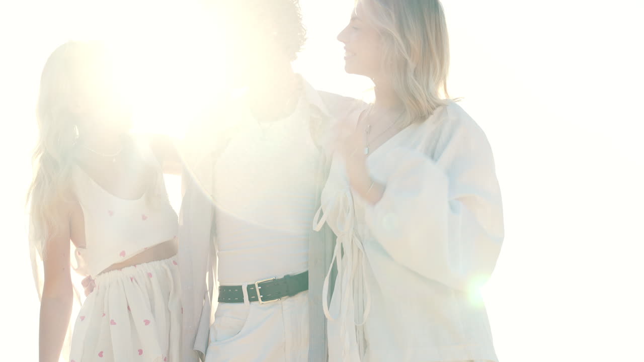 행복한 가족과 친구들