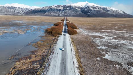 Landstraße-In-El-Calafate-In-Patagonien,-Argentinien