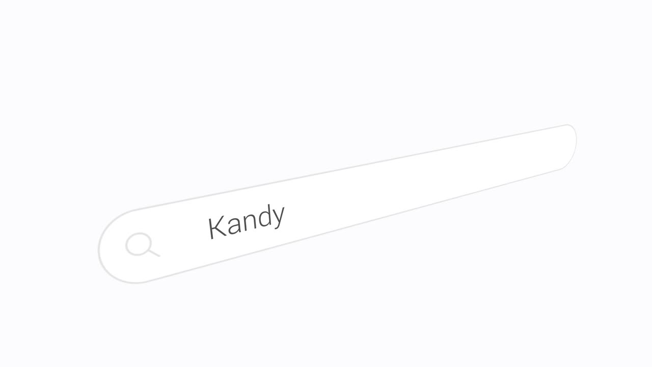 Kandy, Sri Lanka Tekstinput i søgefeltet. Nærbillede.