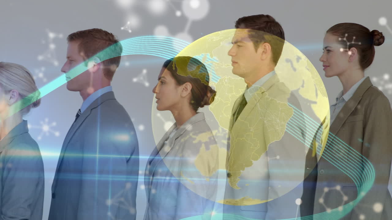 전 세계 사업가들의 애니메이션