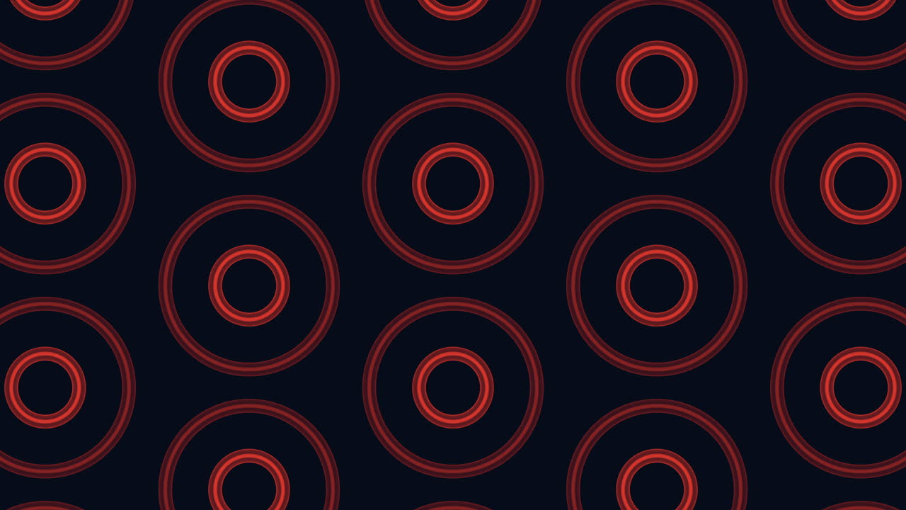 Futuristic blue circle pattern on black background