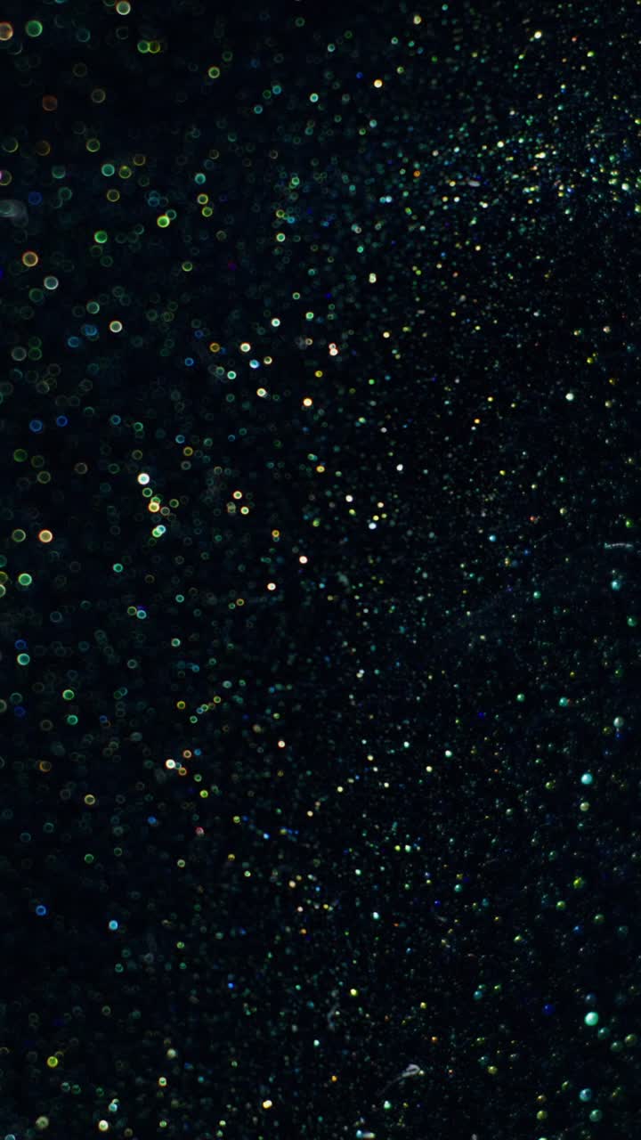 Dark Glitter Bokeh Background