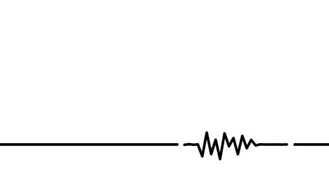 animación gráfica de movimiento de forma de onda de audio