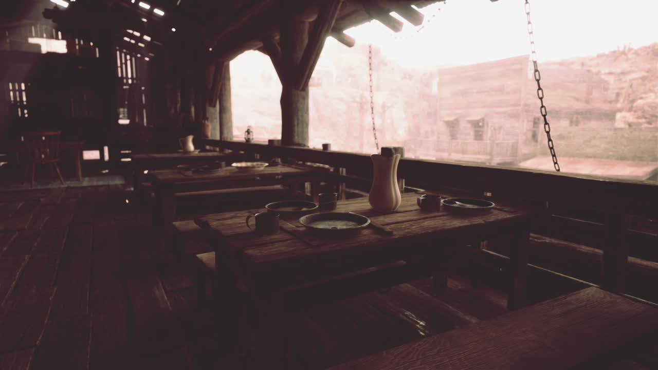 중세 술집 내부