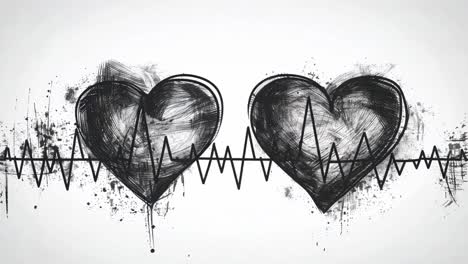 heartbeat art illustration