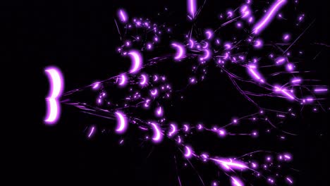 arte fractal púrpura abstracto