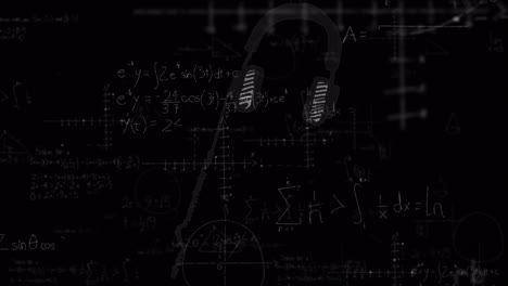 animation of mathematical equations over headset