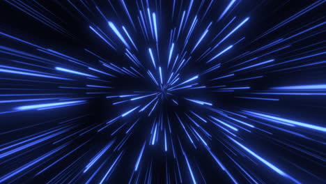 abstract blue light speed lines
