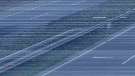 busy traffic on motorway