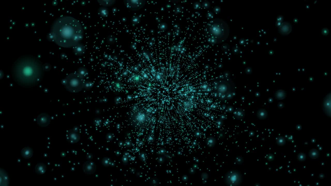 Abstract Particles Galaxy Stars