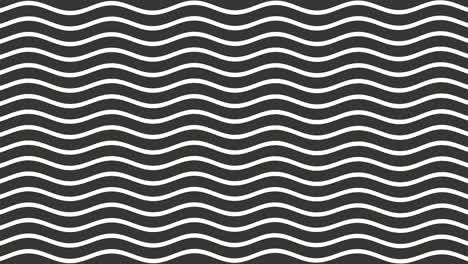 black and white abstract waves pattern