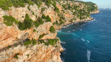 coastal cliffs and ocean waves