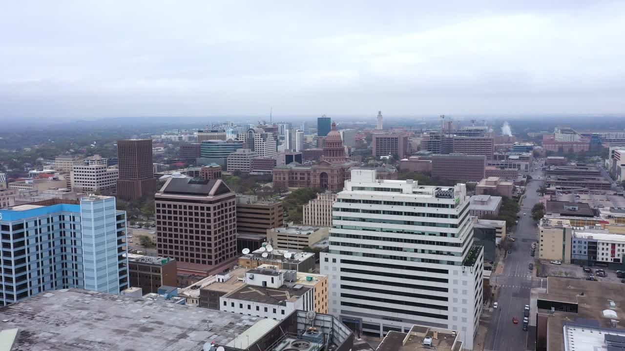 오스틴, 텍사스 시티스케이프 공중 사진