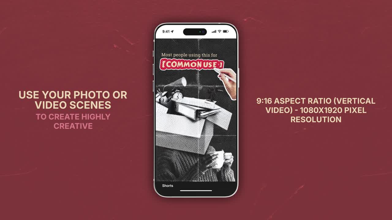 Vertical Video Templates for Social Media