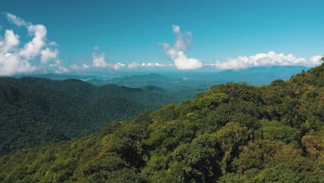 Drone-aerial-view-of-summer-green-trees-in-a-amazon-tropical-forest-in-Brazil