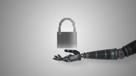 Robotic-hand-presenting-digital-cloud-data-security