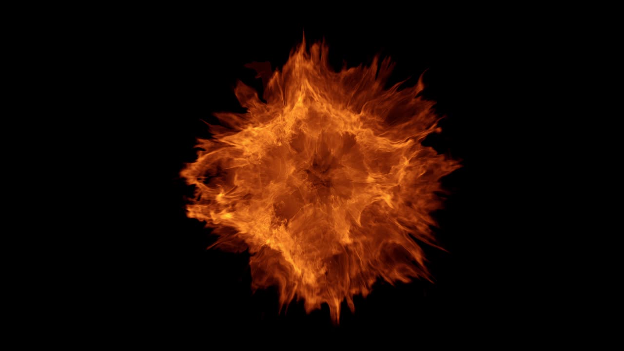 Ring of fire / fire from rocket launch / shockwave fire.