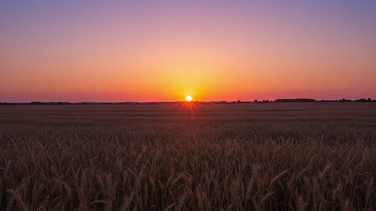 밀 위 의 해 가 지는 것