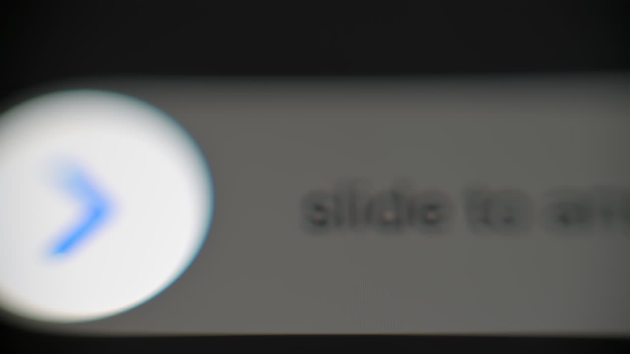 Close-up of a smartphone screen showing a navigation arrow and the phrase slid to access. Learn how touch gestures improve the user experience on mobile devices