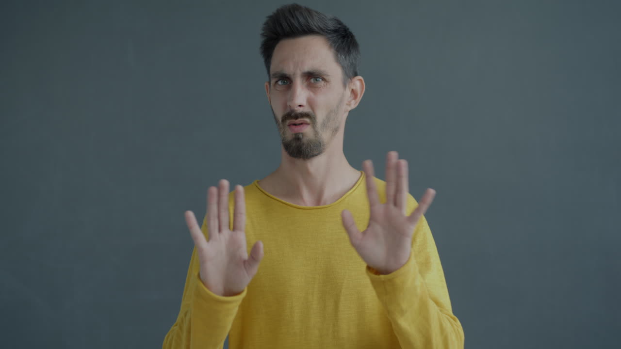 Man with a Disapproving Expression