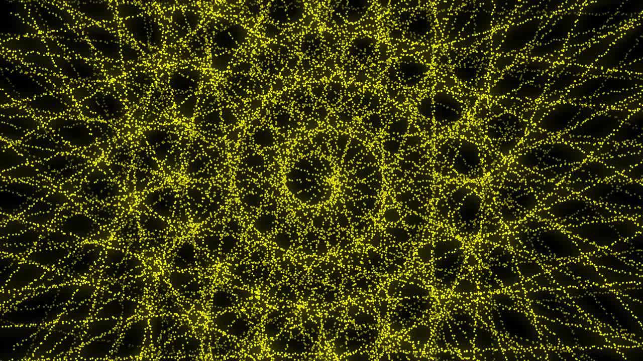 Yellow color Dot Shape Pattern animation motion graphics