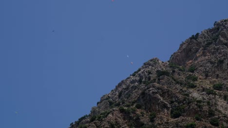 people are paragliding in turkey