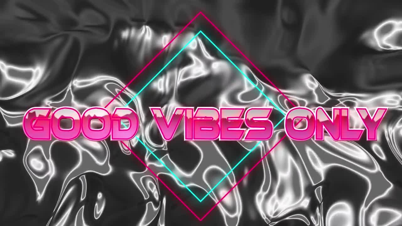 디지털 추상 공간에서만 좋은 진동의 애니메이션