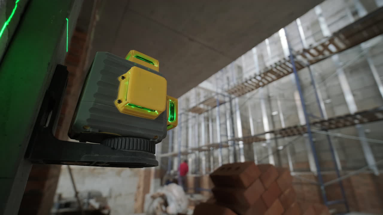 Construction Site with Laser Level