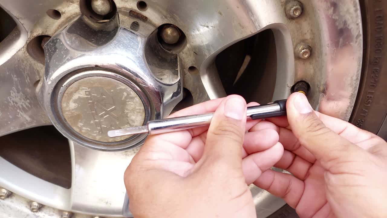 압력 측정기 공기 타이어, 체크