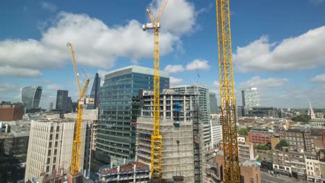 london aldwych view cranes 4k 01