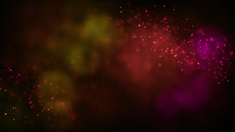 space galaxy colors particles