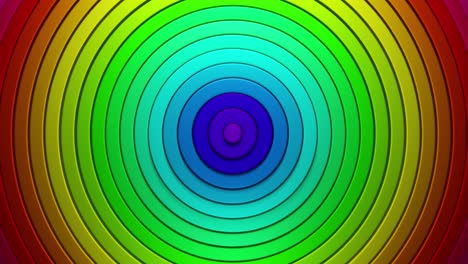 Abstract pattern of circles with the effect of displacement.