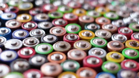 selective focus aaa aa batteries and batteries packed close together selective focus aaa aa batteries and batteries packed close together different types of used batteries