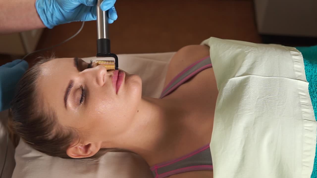 sesión de tratamiento facial