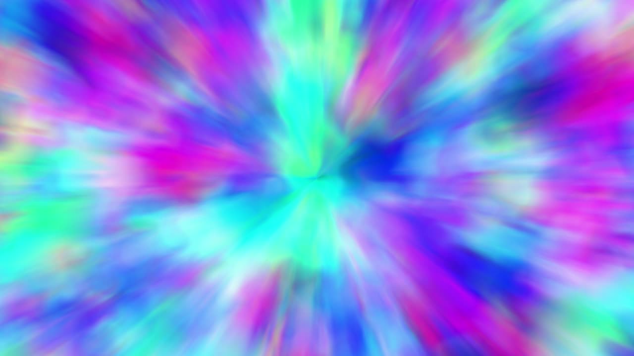 fondo psicodélico definitivo. animación de resolución 4k. concepto de diseño de animación minimalista moderno. estandarte de colores abstractos. formas futuristas dinámicas